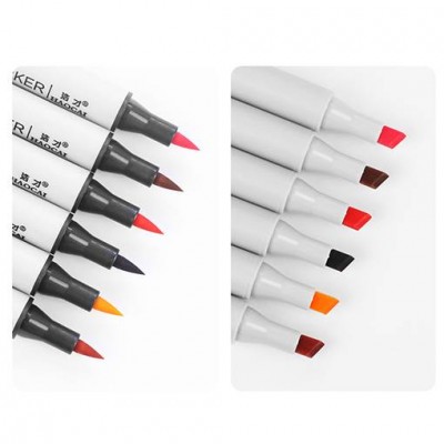 Soft Touchcool Brush 60 Colors Triangular Penholder Alcohol Markers Marker Pen